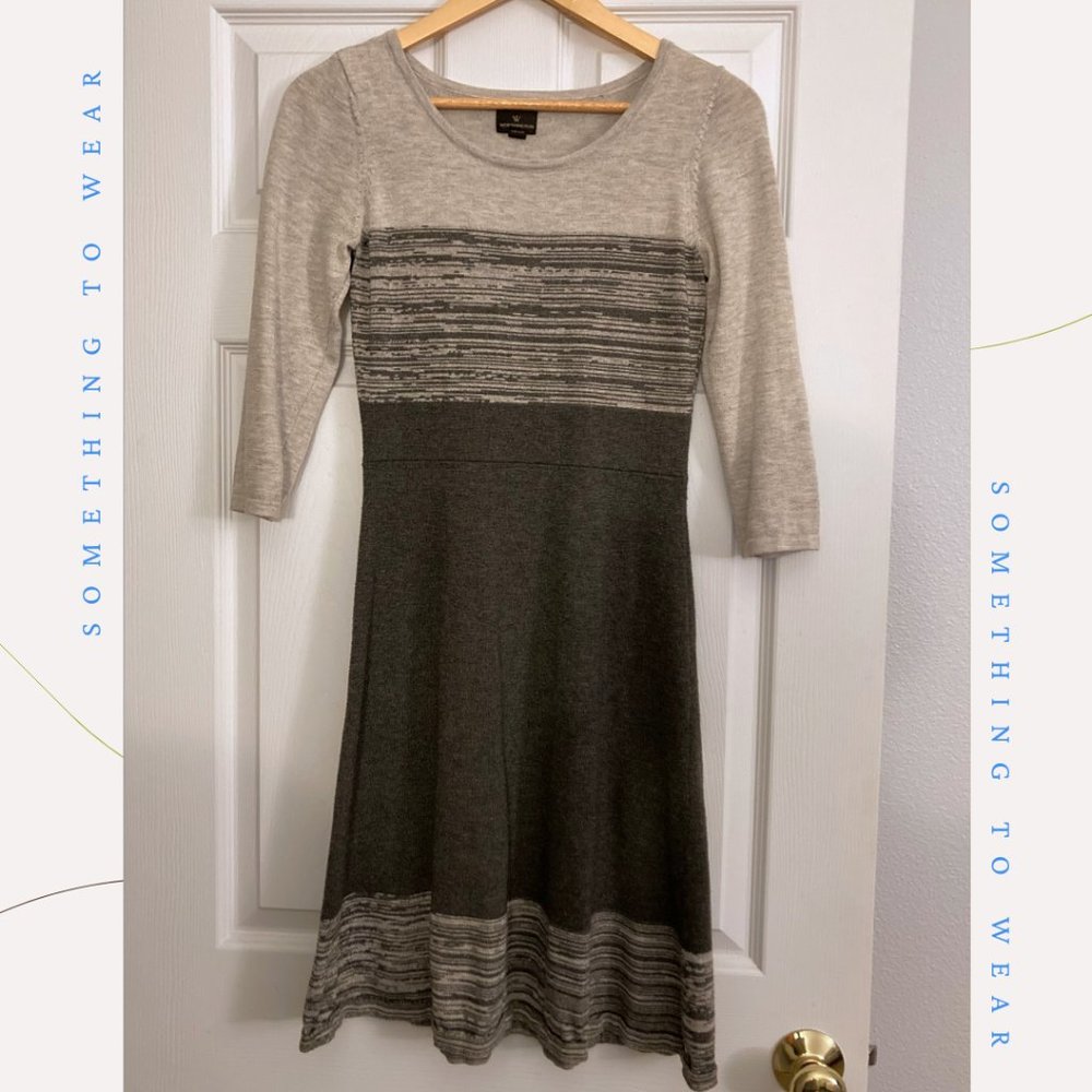 Worthington Sweater Dress Scoop Neck